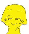 A small low-resolution Yarl face